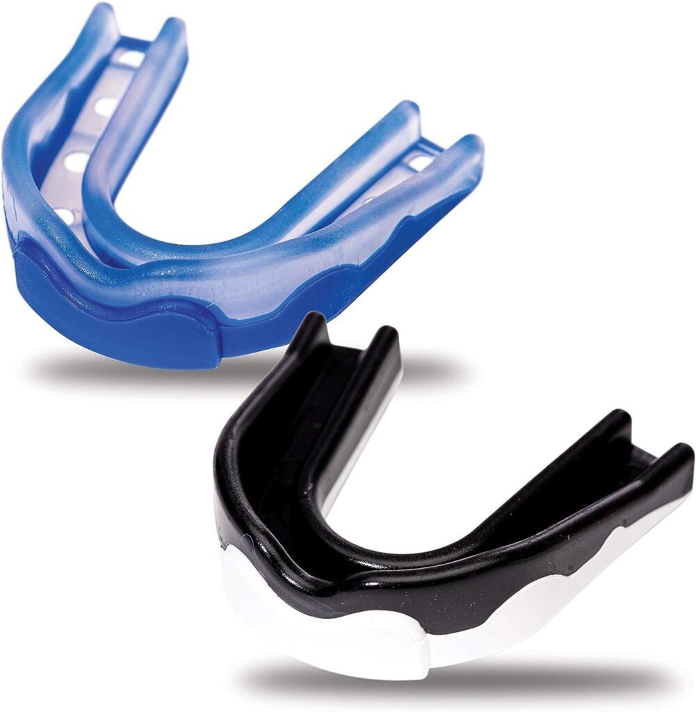 Franklin Sports Athletic Mouthguards - Sport Mouthguards For Football, Wrestling, Mma, Boxing + More - All Sport Mouthguards - Youth Ages 6 - 11 - 2 Pack