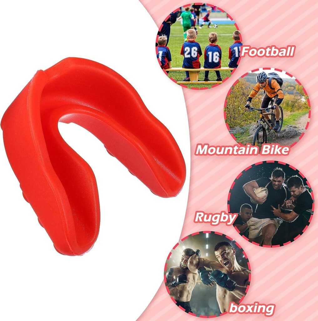 10 Pieces Sport Mouth Guards Mouthguard Gum Mouth Guard Teeth Armor Game Guard For Boxing Basketball Football Hockey Karate Basketball Lacrosse