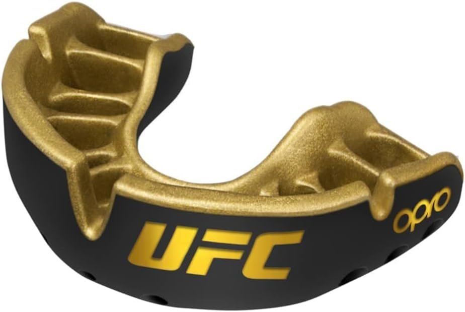Opro Gold Competition Level Adult And Youth Sports Mouthguard With Case, Gum Shield For Football, Hockey, Lacrosse, Boxing, Mma, And Other Contact And Combat Sports
