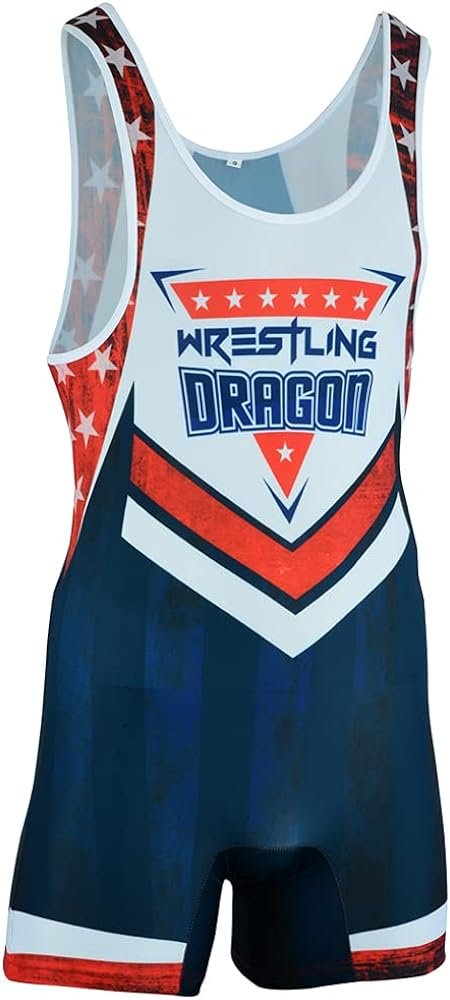 Dragon Mens Wrestling Singlet Powerlifting Singlet Boys Sports Unifrom Adult And Kids Bodysuit