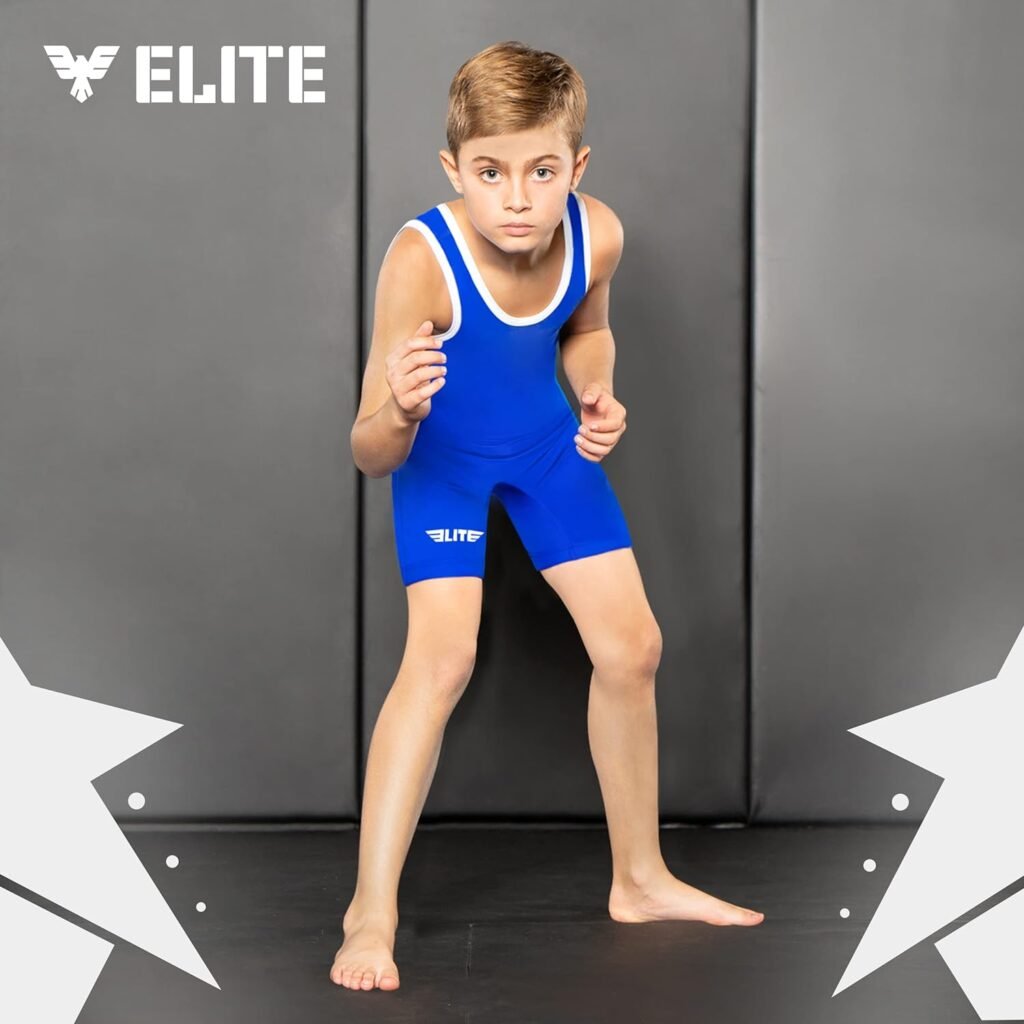 Elite Sports Kids Wrestling Youth Singlet, Standard Boys Wrestling Singlets